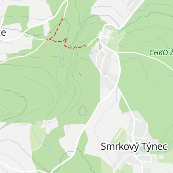 Map of Rabštejnek