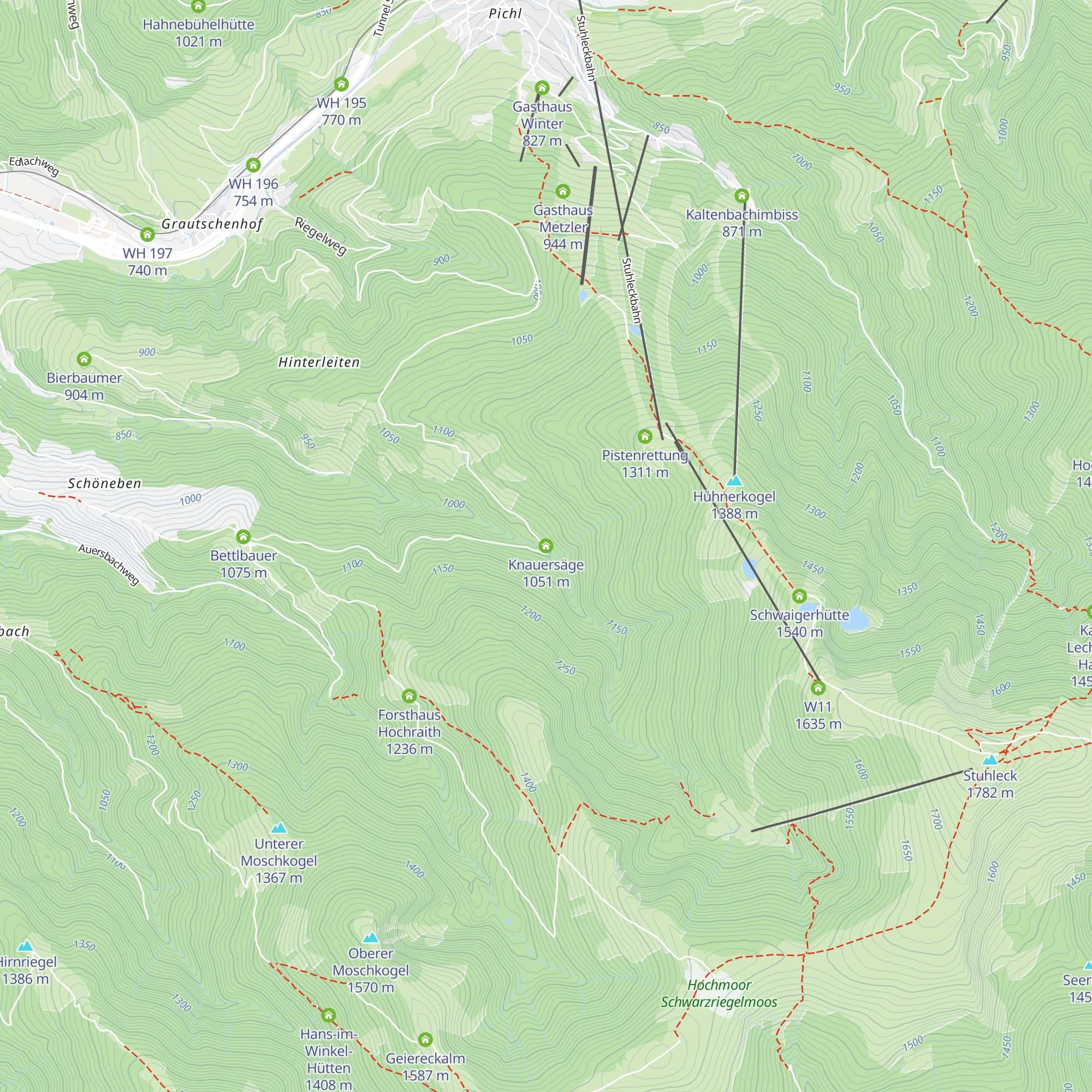 Knauersäge map