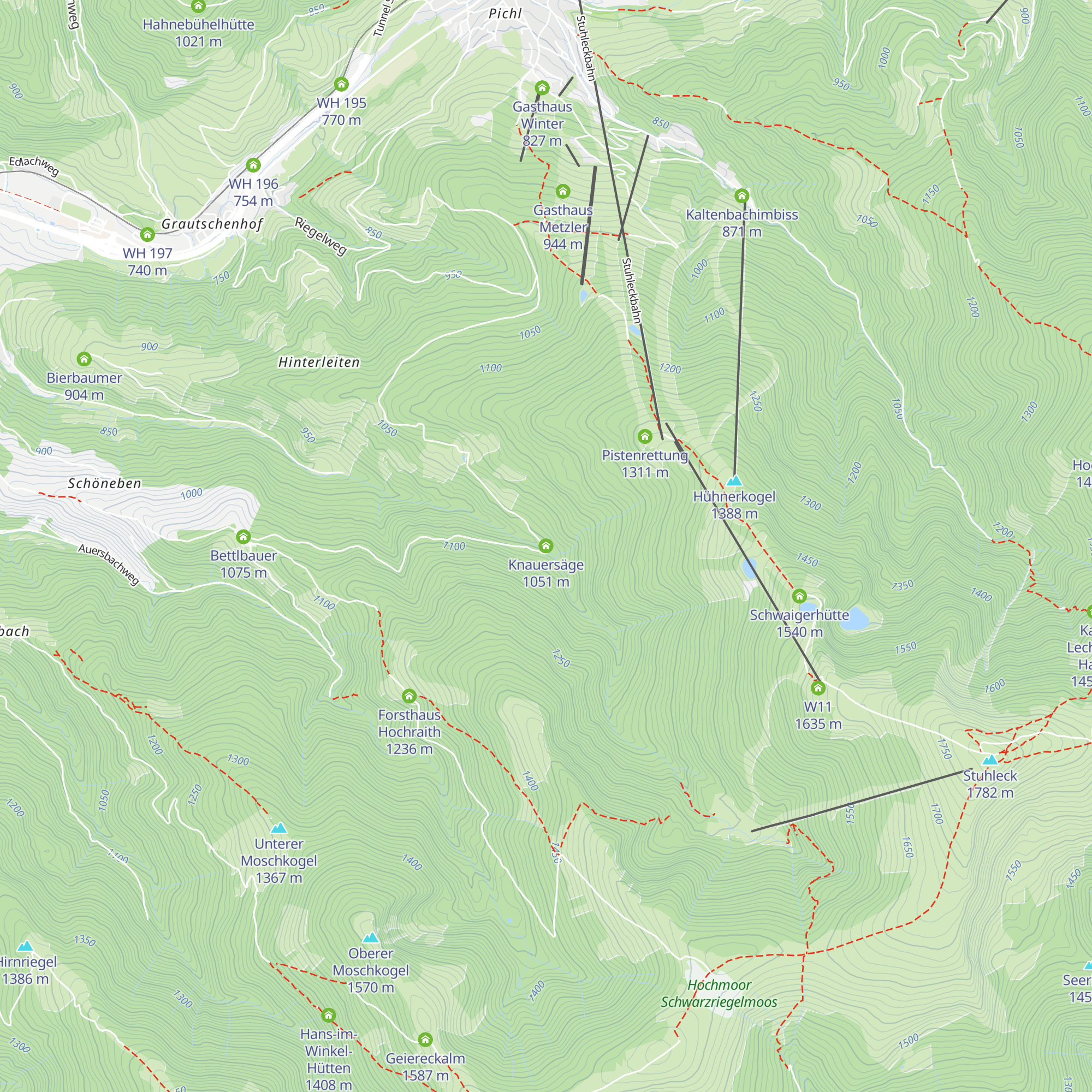 Knauersäge map