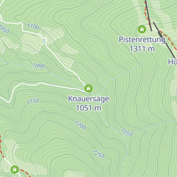 Map of Knauersäge