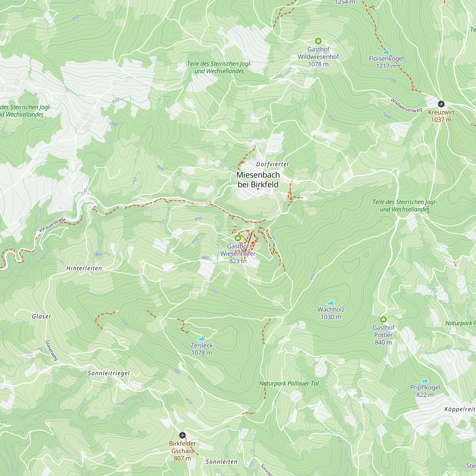 Gasthof Wiesenhofer map