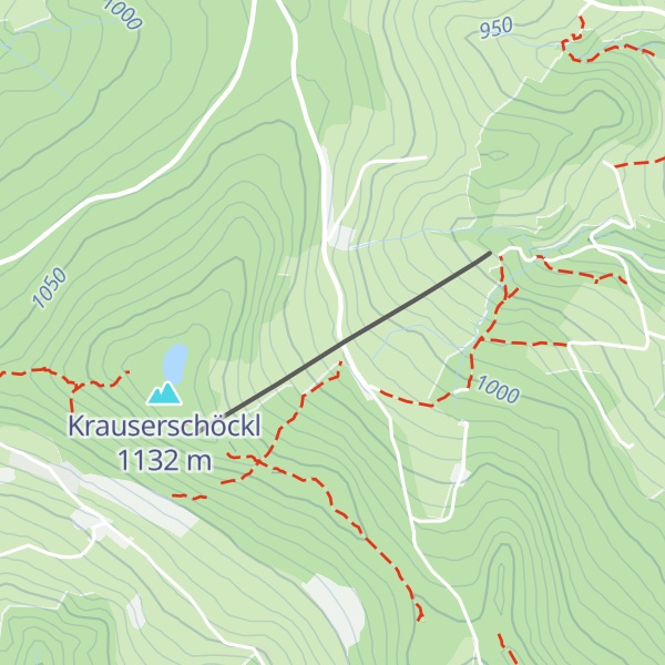 Map of Schneeland Wenigzell Schihütte