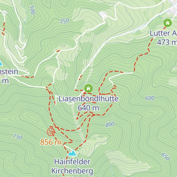Map of Liasenböndlhütte