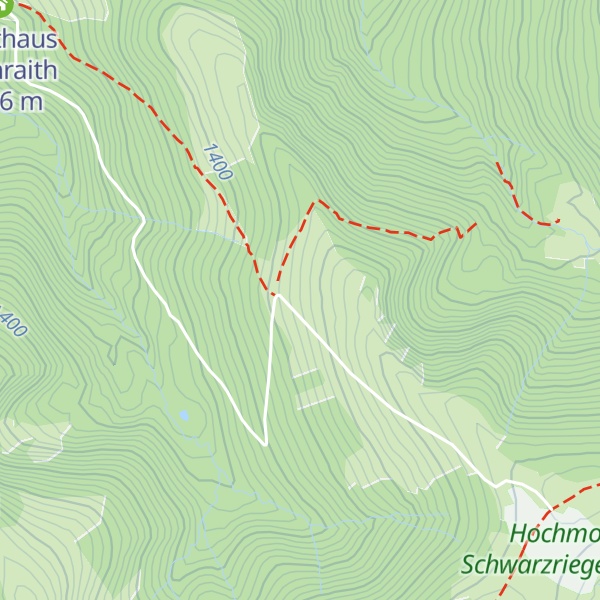 Map of Schwarzriegelalm