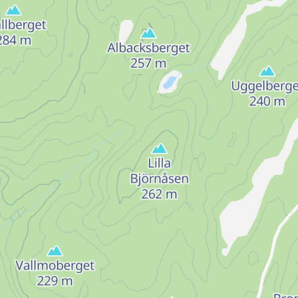 Map of Stora Björnåsen