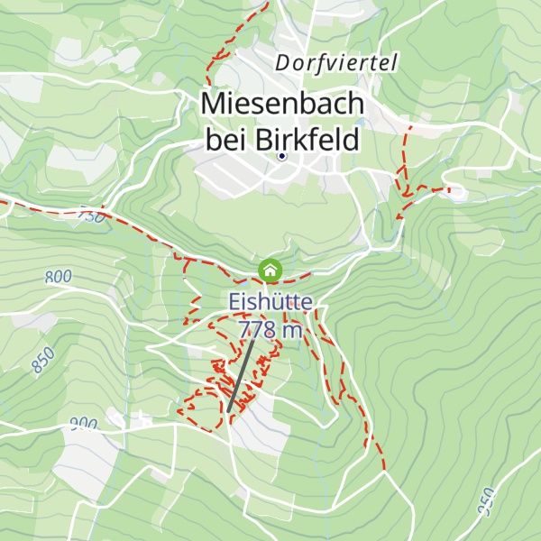 Map of Eishütte