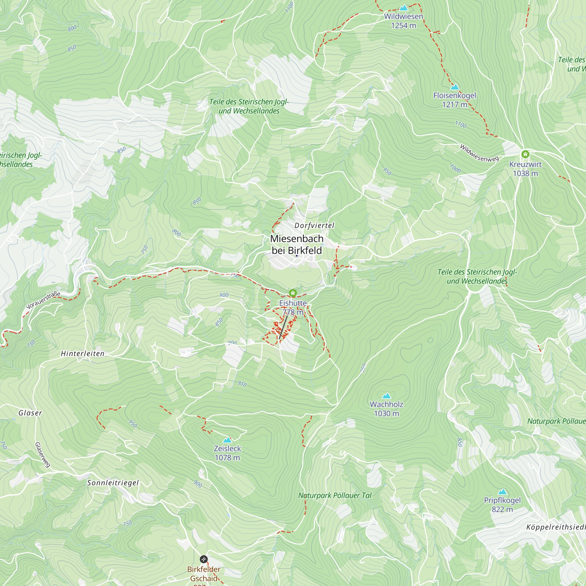 Eishütte map