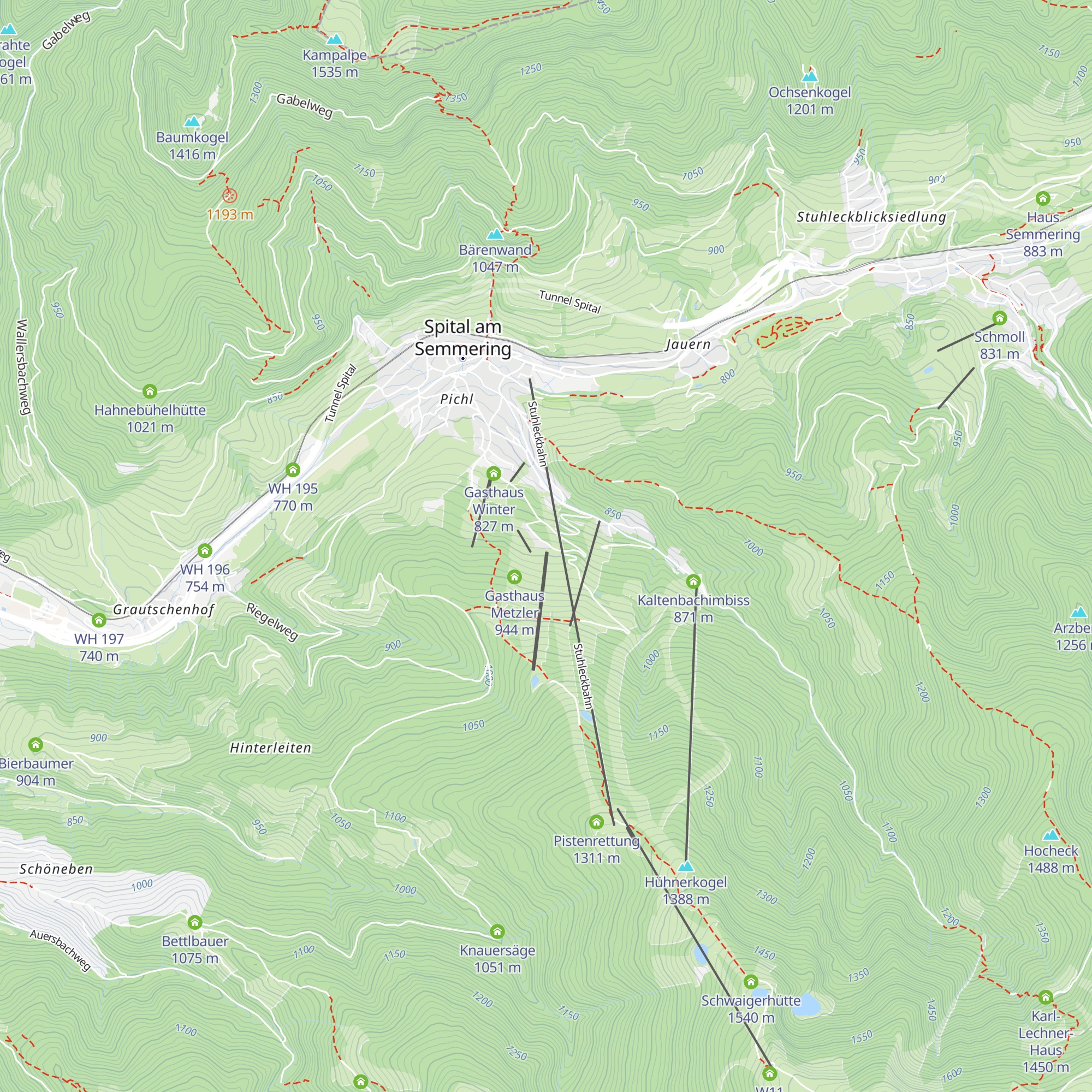 Horvath Schnitzelhaus map