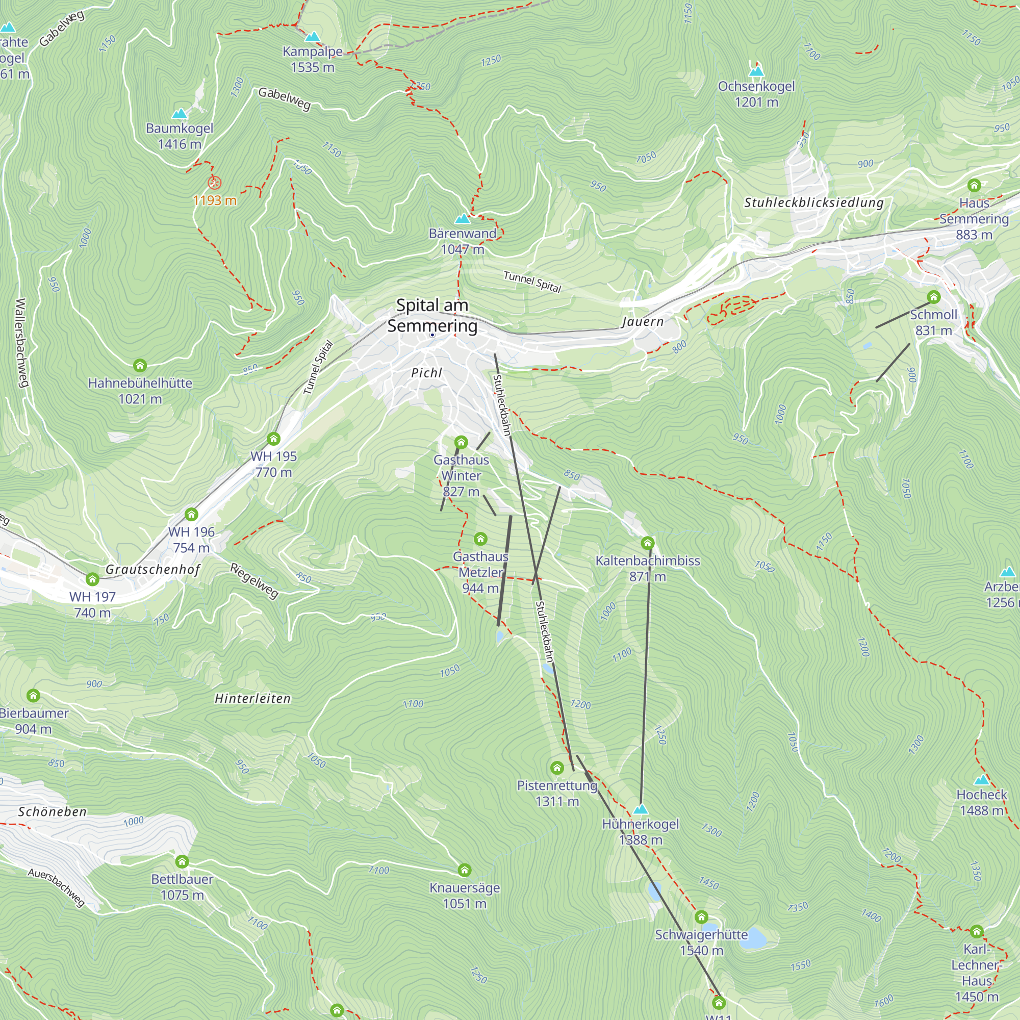 Horvath Schnitzelhaus map