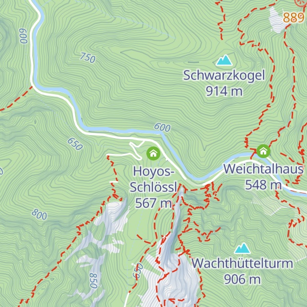 Map of Hoyos-Schlössl