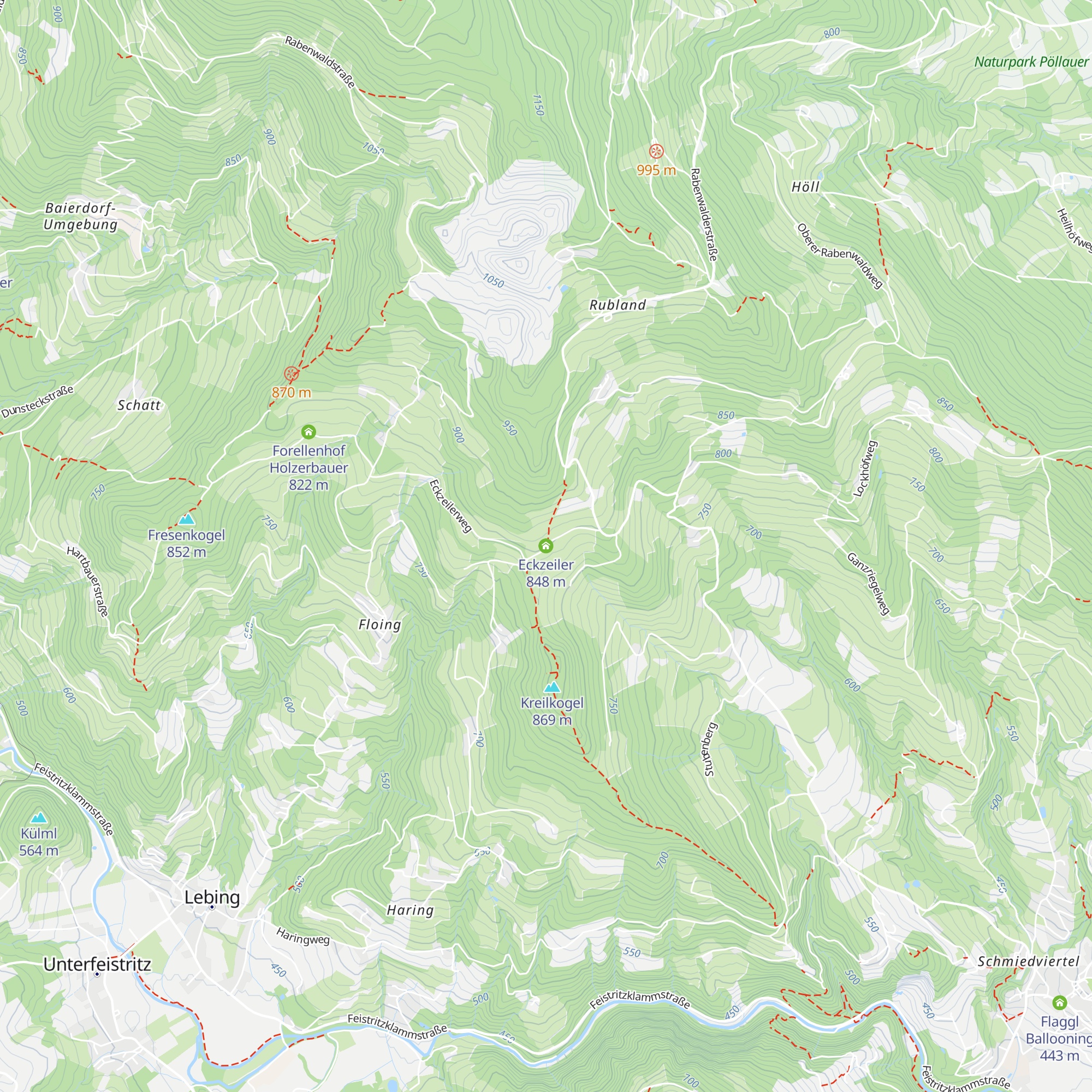 Eckzeiler map