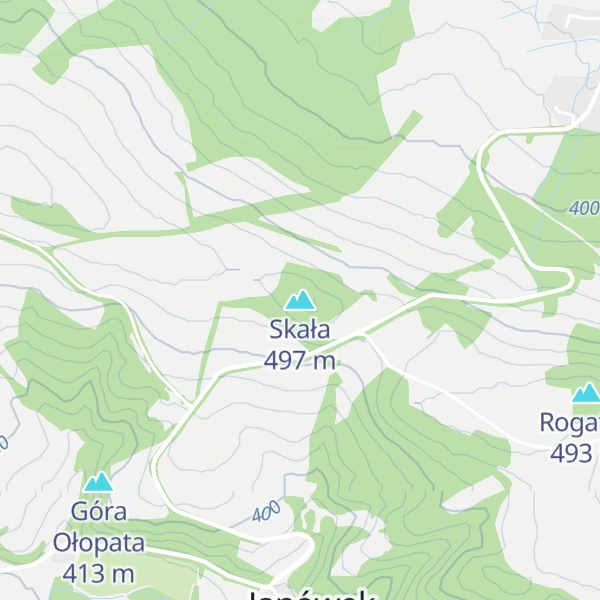 Map of Skała