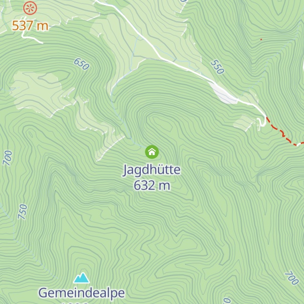 Map of Jagdhütte