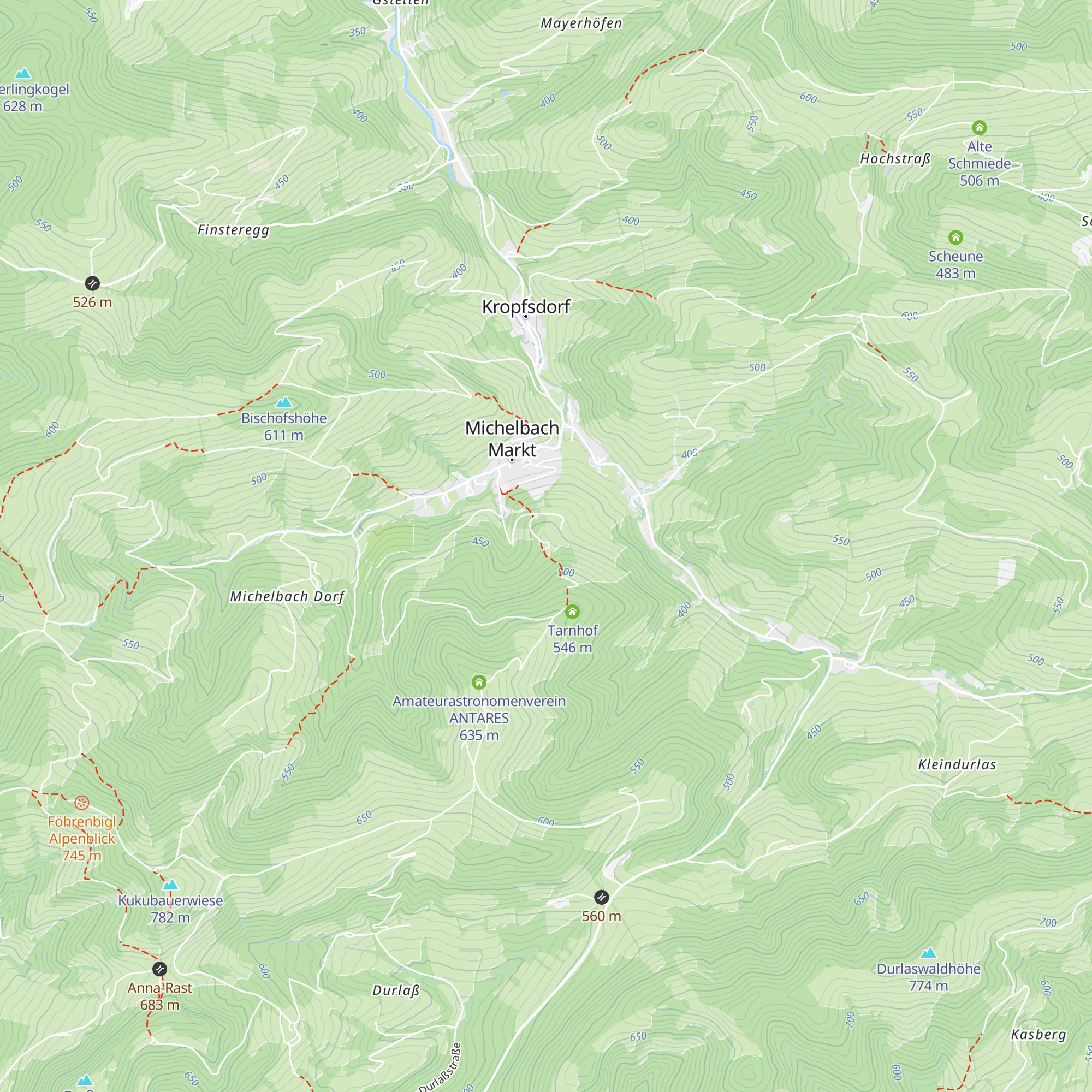 Mostschank Grießler map