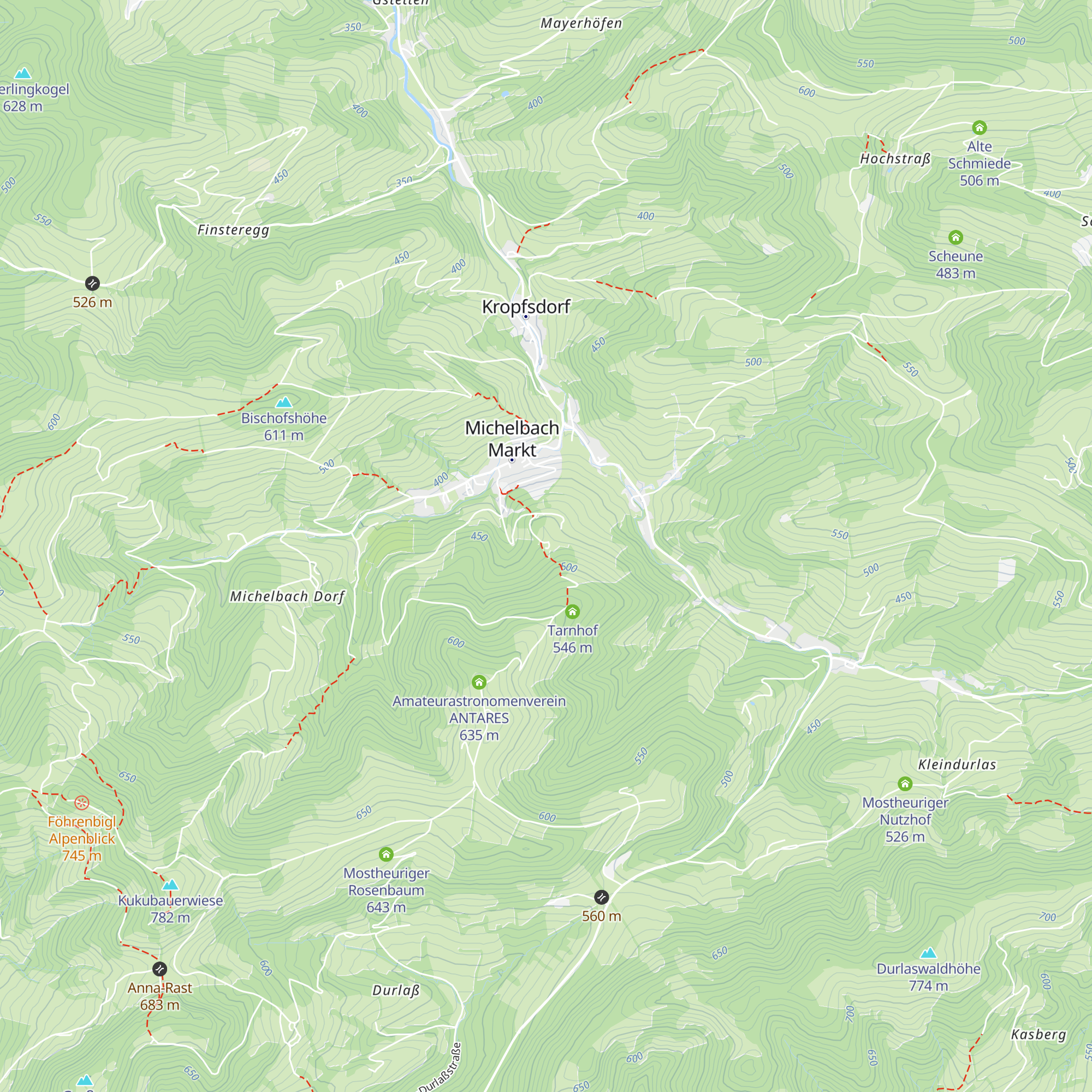 Mostschank Grießler map