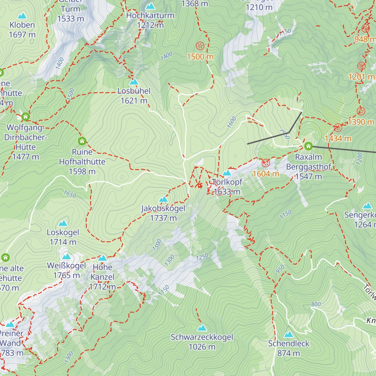 Ottohaus map