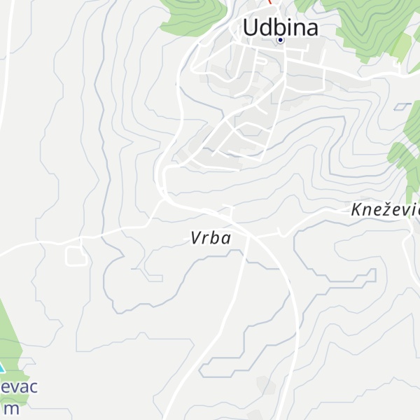 Map of INA Udbina