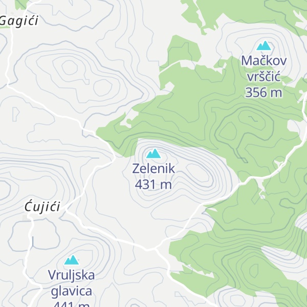 Map of Zelenik