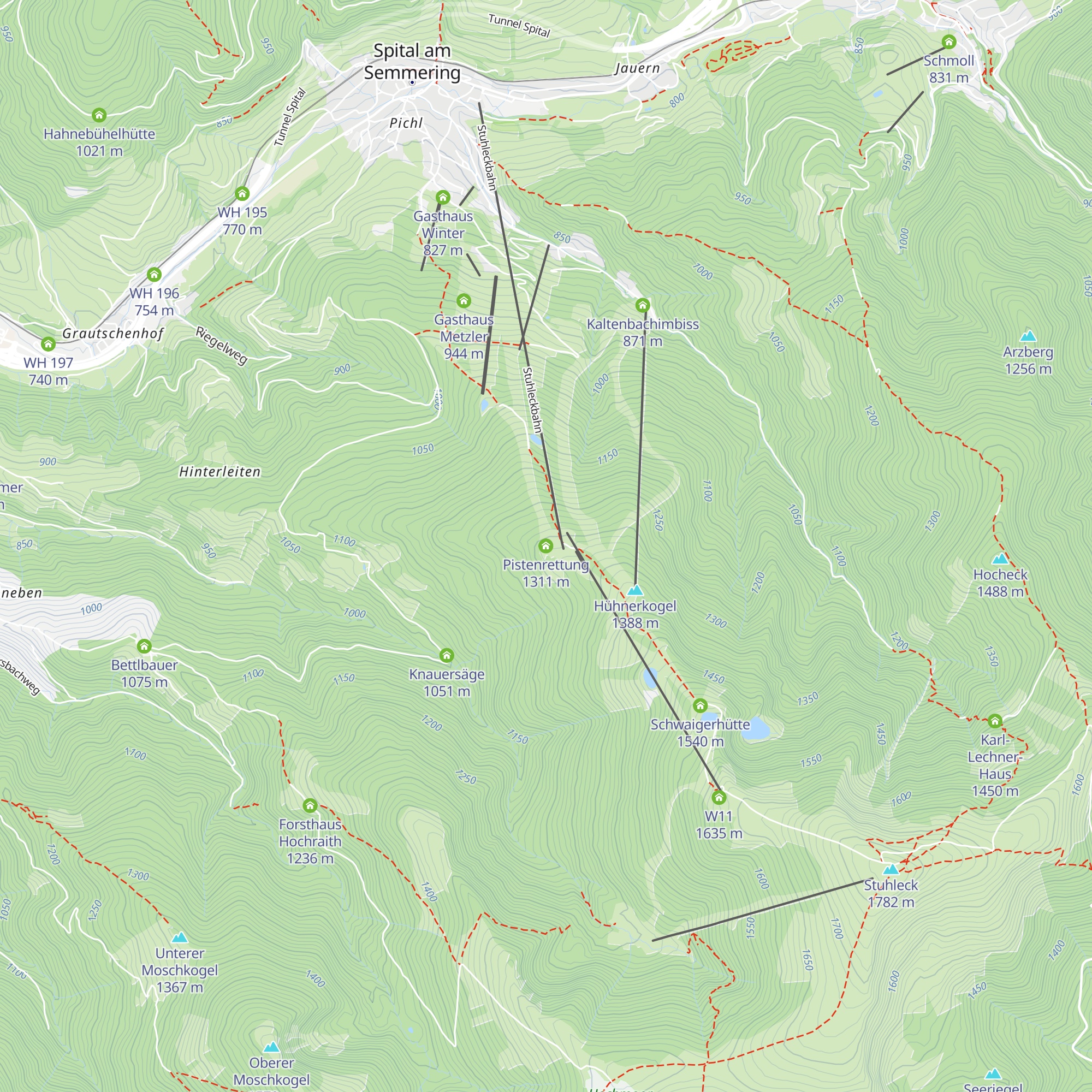 Pistenrettung map