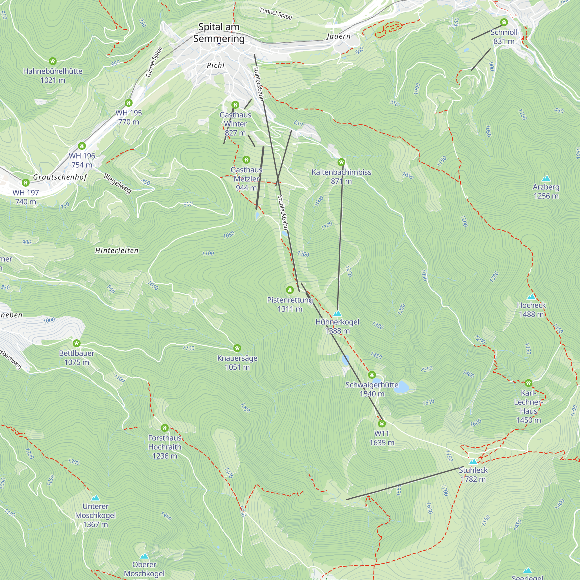 Pistenrettung map