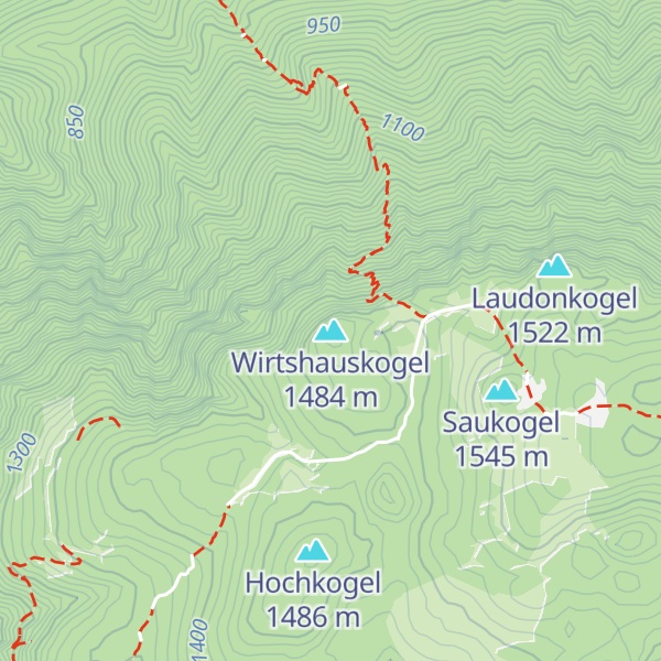 Map of Wirtshauskogel