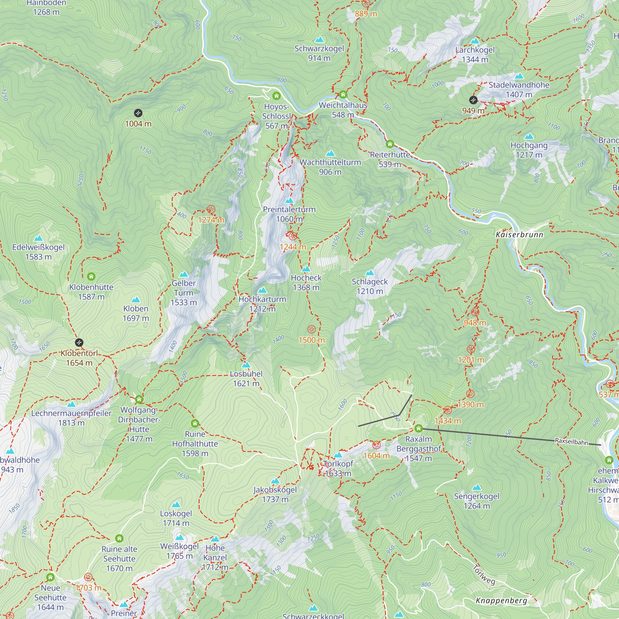 Ruine Speckbacherhütte map