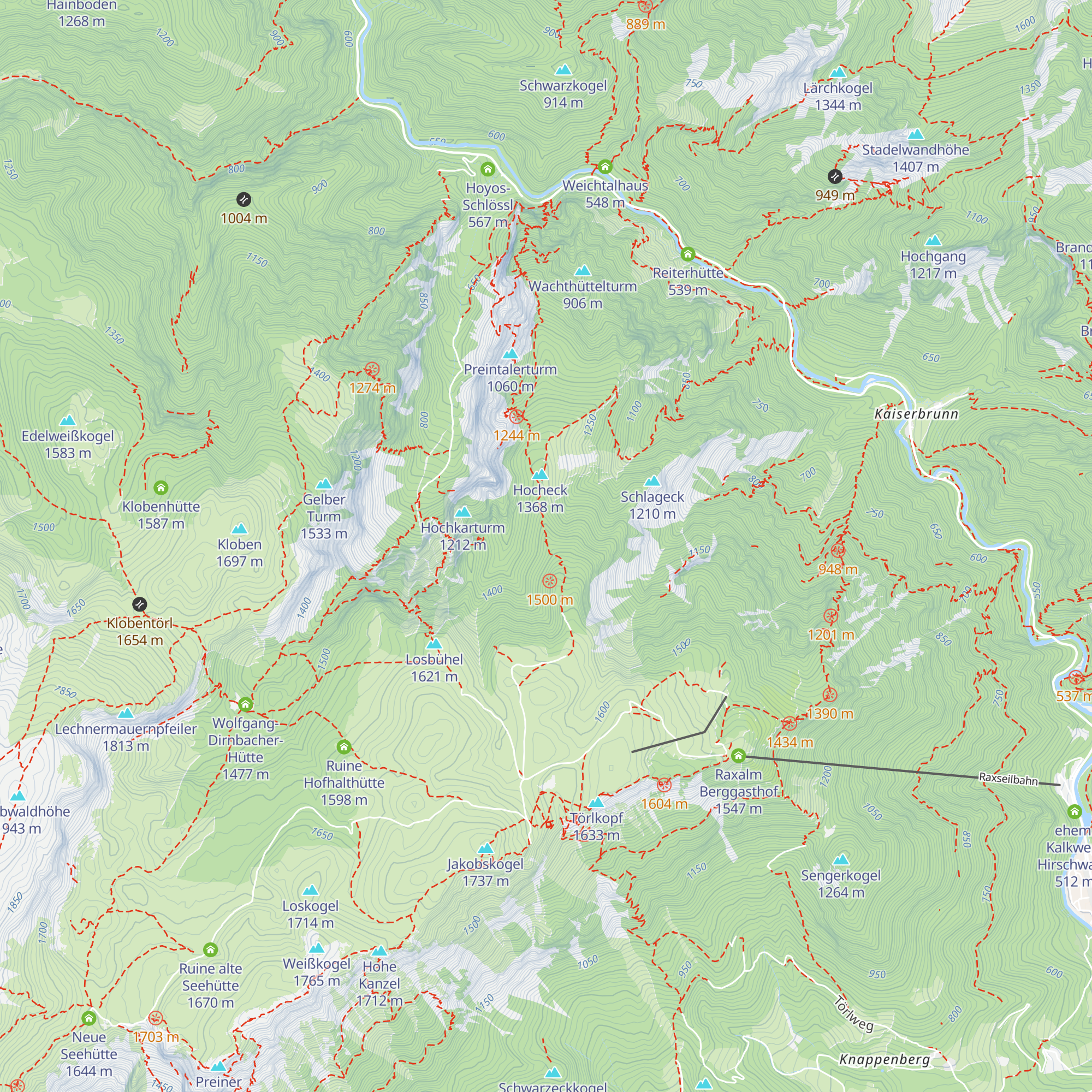 Ruine Speckbacherhütte map