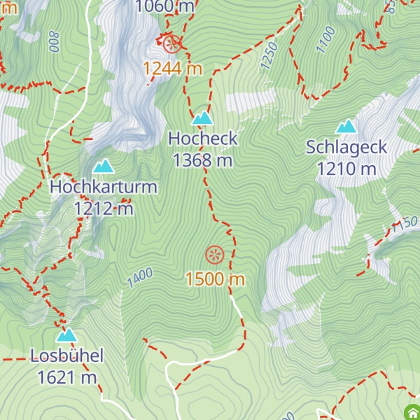 Map of Ruine Speckbacherhütte