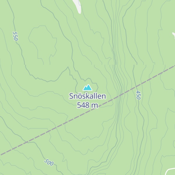 Map of Snöskallen