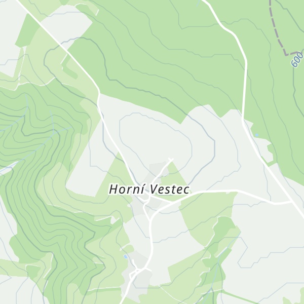 Map of Vestec