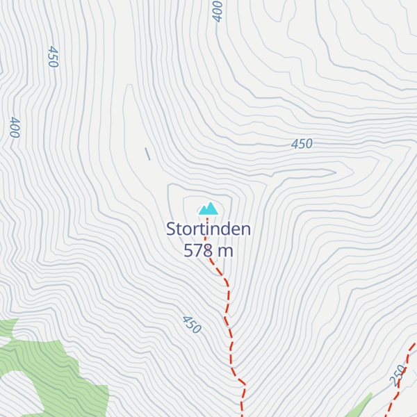 Map of Stortinden