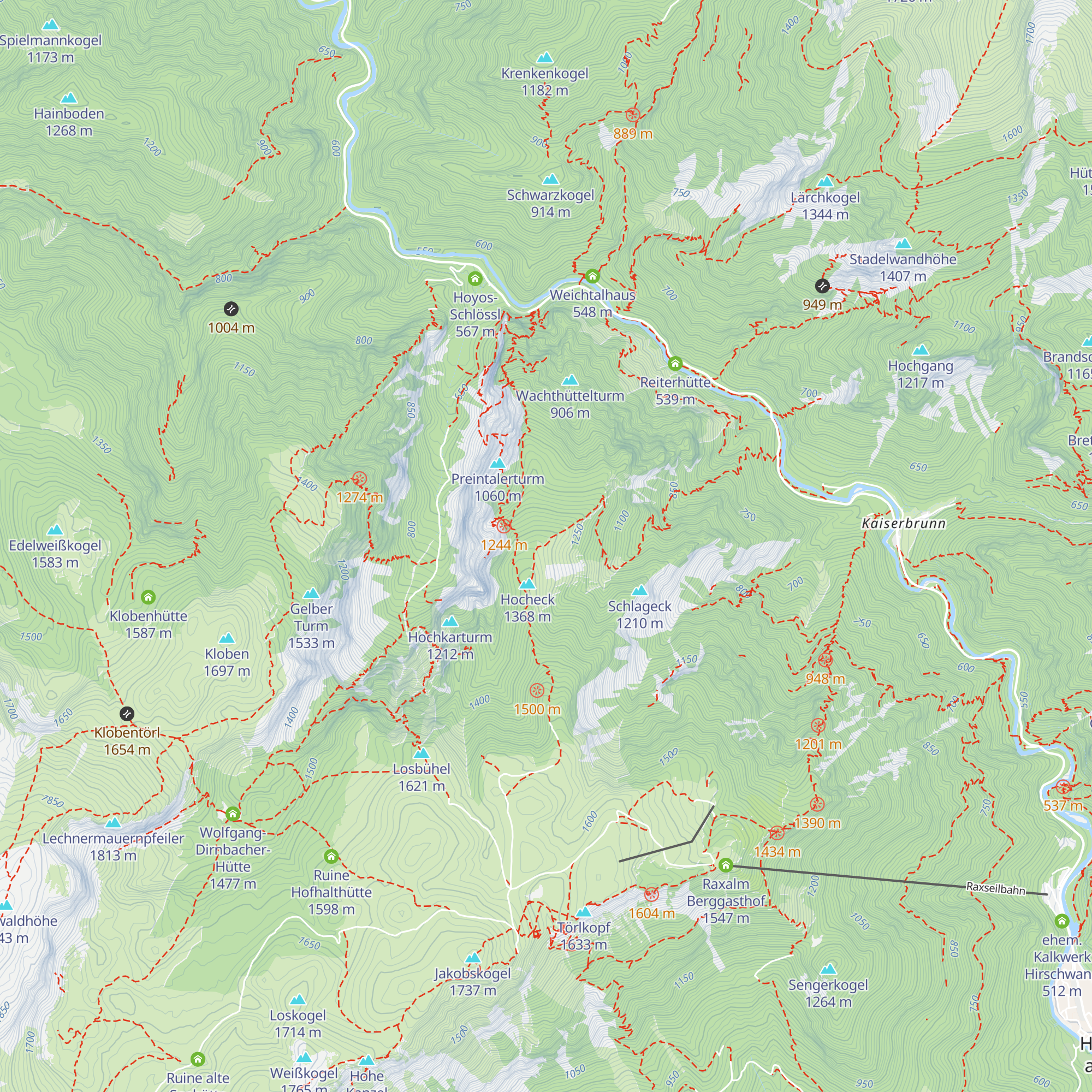 Seilstatthütte map