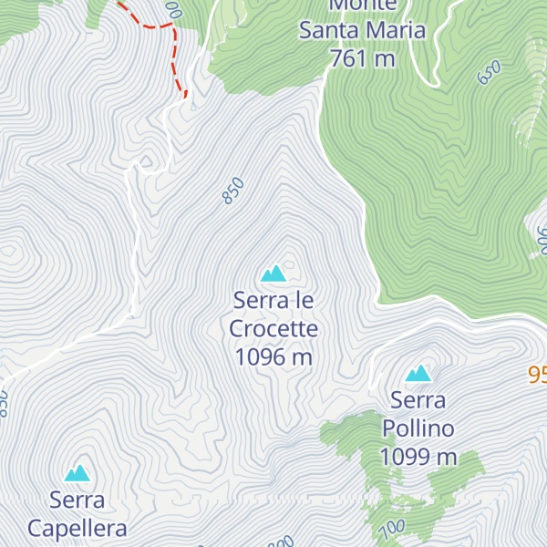 Map of Serra le Crocette