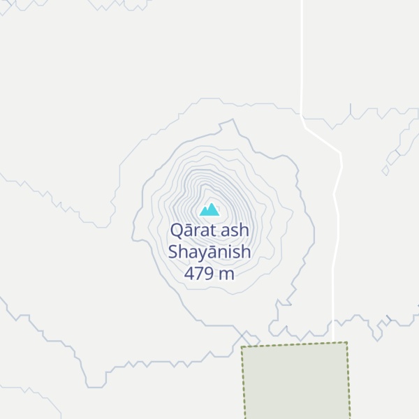 Map of Qārat ash Shayānish