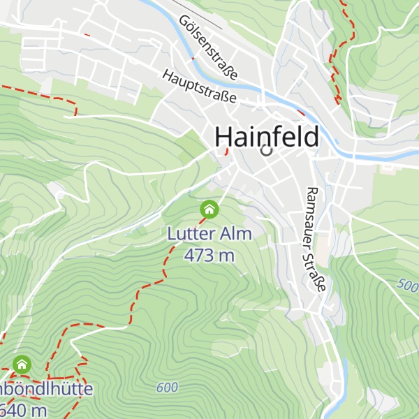 Map of Lutter Alm