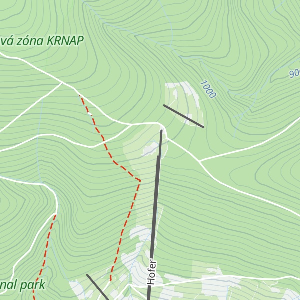 Map of Horská chata Portášky