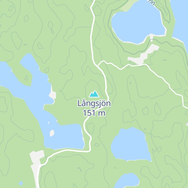 Map of Långsjön