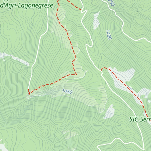 Map of Monte Lama