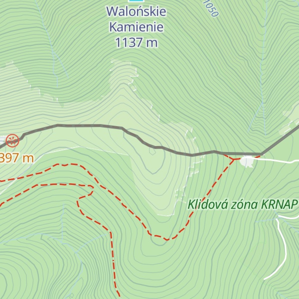 Map of Czarna Kopa / Svorová hora