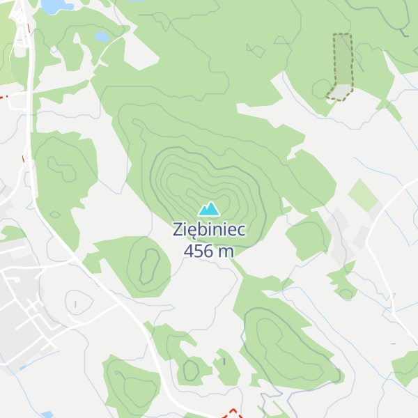 Map of Ziębiniec