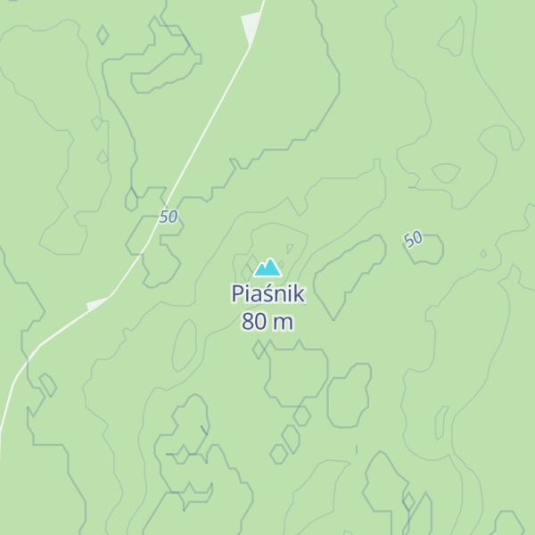 Map of Piaśnik