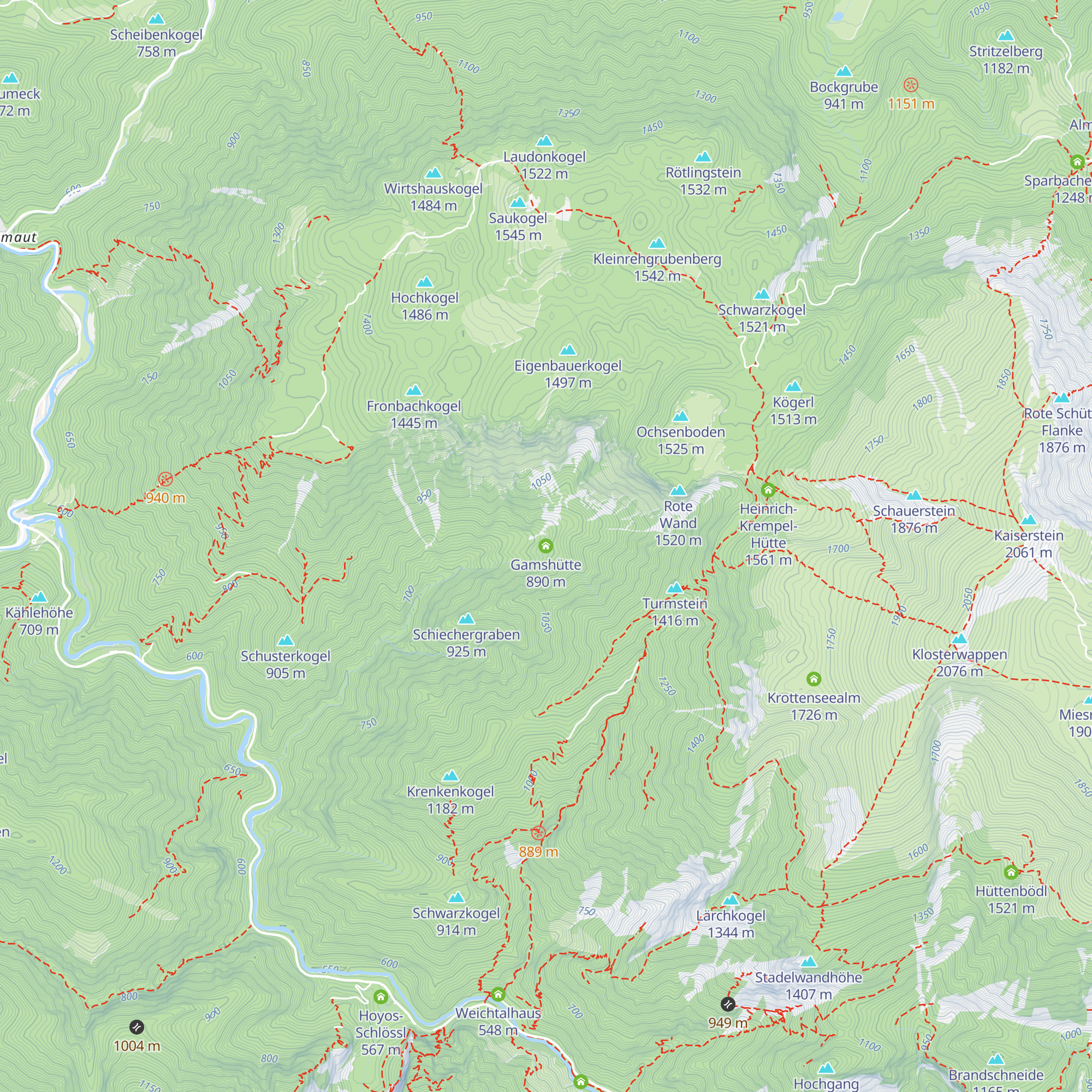 Gamshütte map