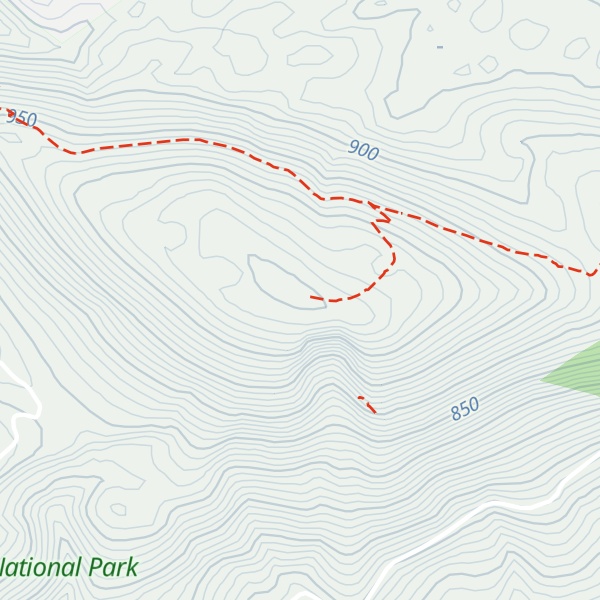 Map of Monte Calvo