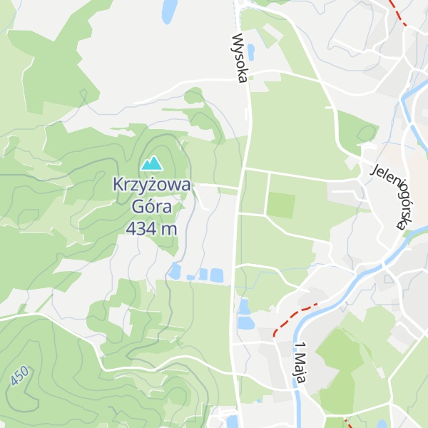 Map of Chata za Wsią