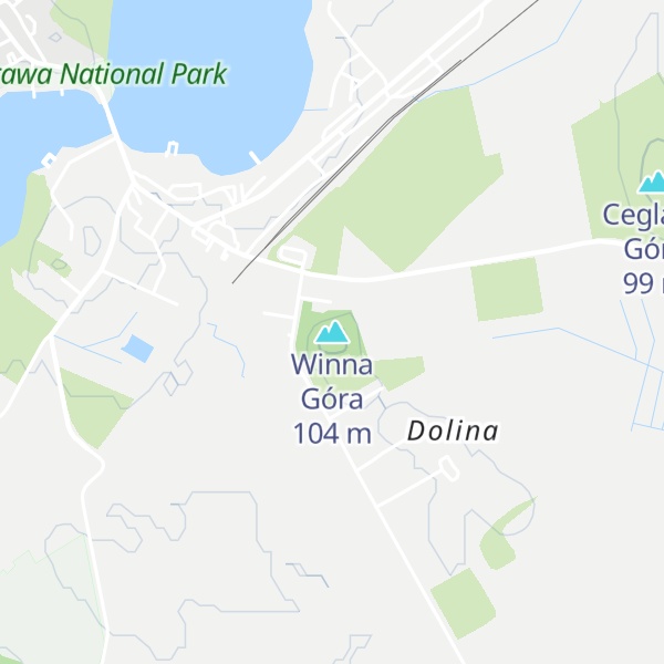 Map of Winna Góra