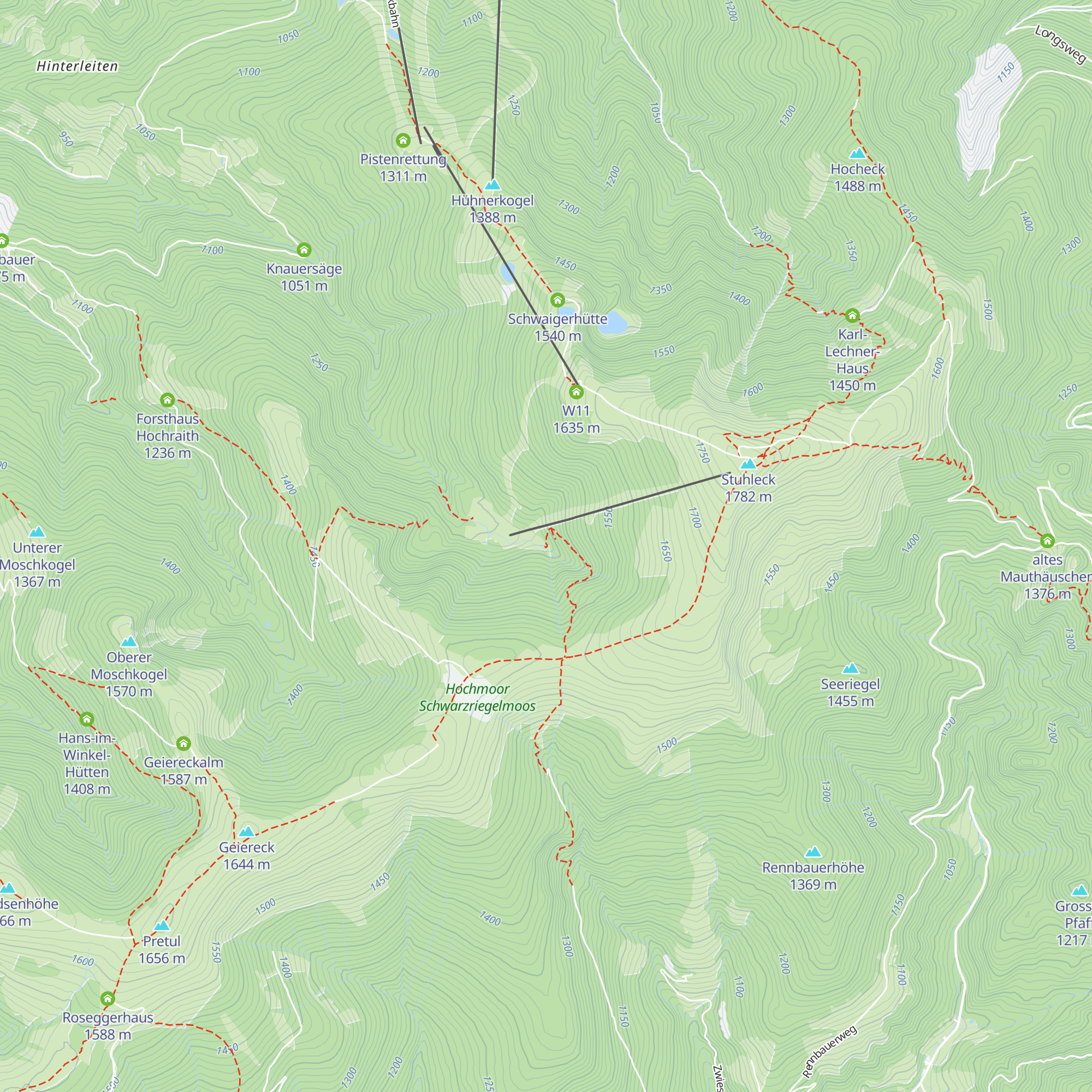 Steinbachalmhütte map