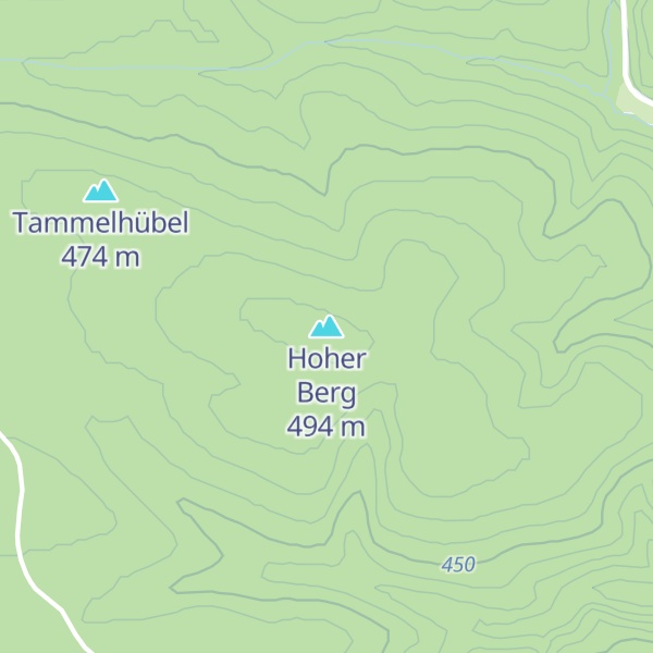 Map of Hoher Berg