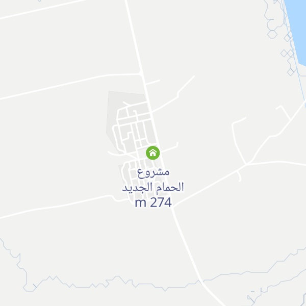 Map of مشروع الحمام الجديد