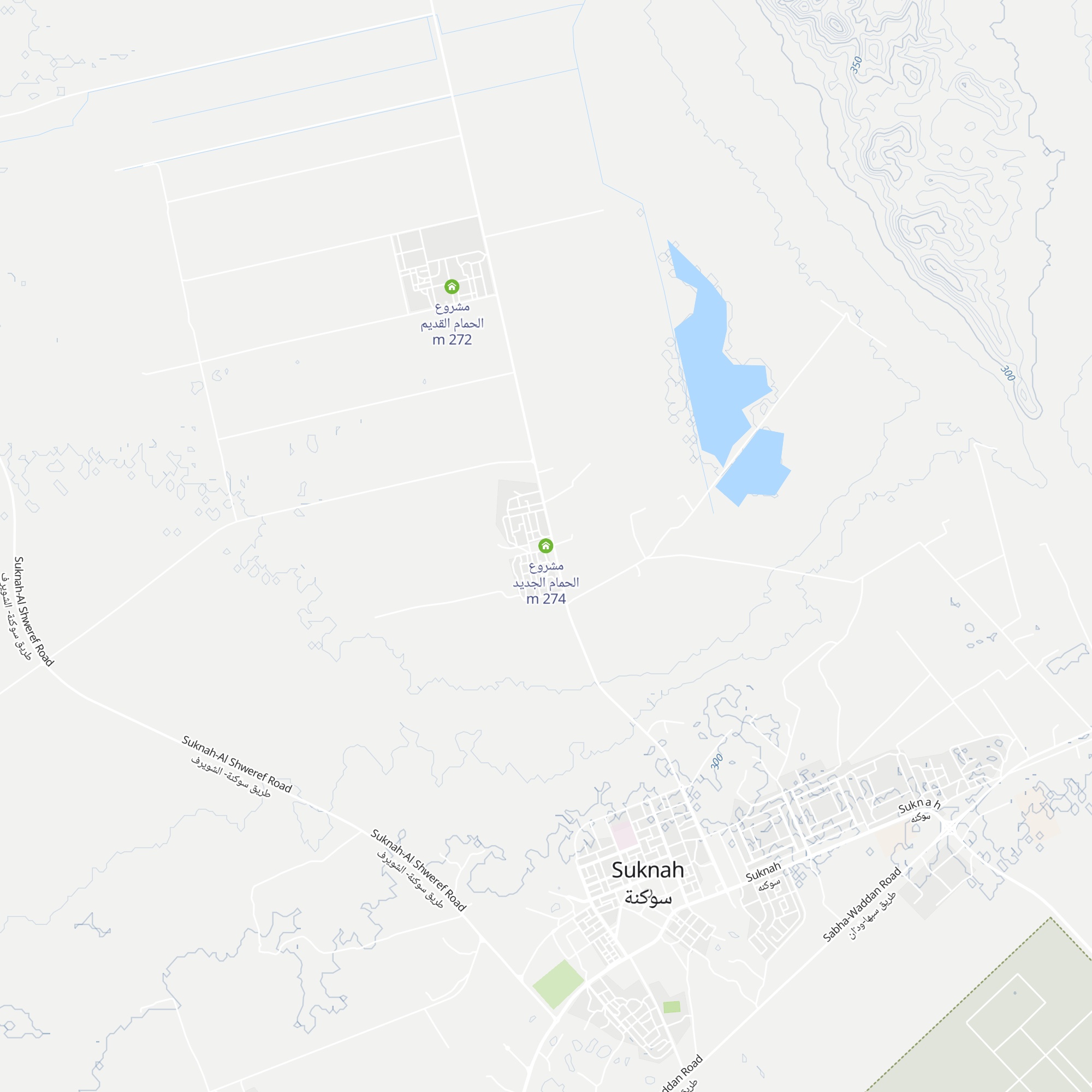 مشروع الحمام الجديد map