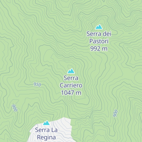 Map of Serra Carriero